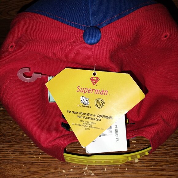 Superman Baseball adjustable Hat Red - Picture 4 of 7